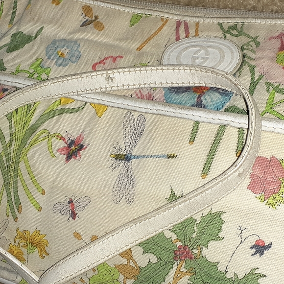 Vintage Gucci Flora print bag - Picture 4 of 10